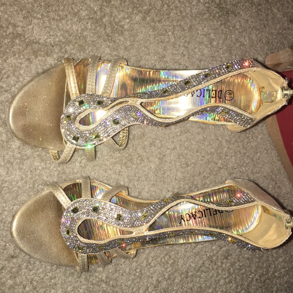 Golden heels